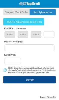 Mobil Şube android App screenshot 0